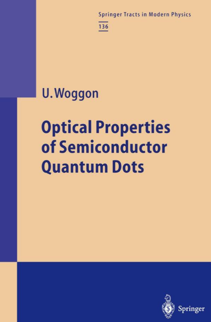 Optical Properties of Semiconductor Quantum Dots